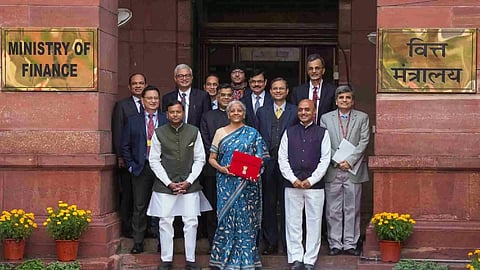 Finance Minister Nirmala Sitharaman will present her sixth straight Budget ahead of the Parliamentary elections (Photo/PTI&nbsp;)