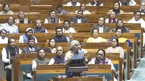 Union Finance Minister Nirmala Sitharaman (Screengrab)&nbsp;