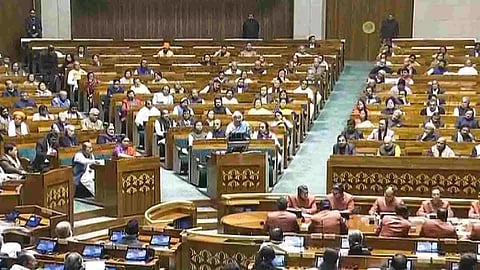 &nbsp;India's Finance Minister Nirmala Sitharaman (Screengrab)