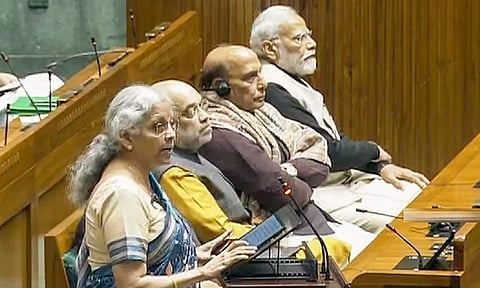 Ministers attend the 2024 Budget session (PTI)
