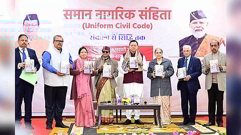 UCC Committee submits report to CM Dhami (ANI)