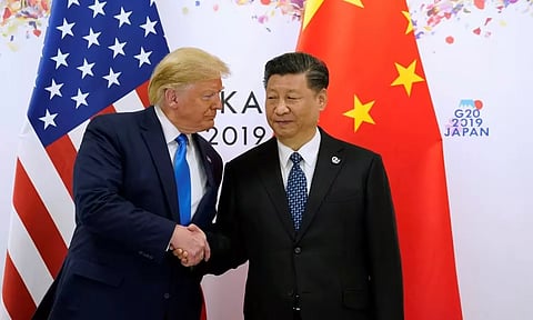 U.S. President Donald Trump and China's President Xi Jinping (File Image)