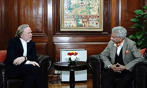 S Jaishankar and Philip Green (X)