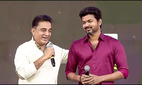 Kamal Haasan extends wishes to actor Vijay (Facebook)&nbsp;