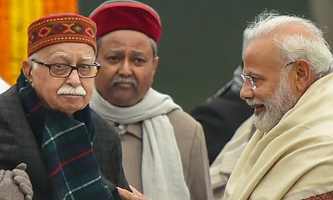 LK Advani; PM Modi (PTI)