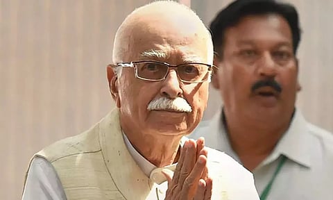 Former deputy PM Lal Krishna Advani. (ANI)