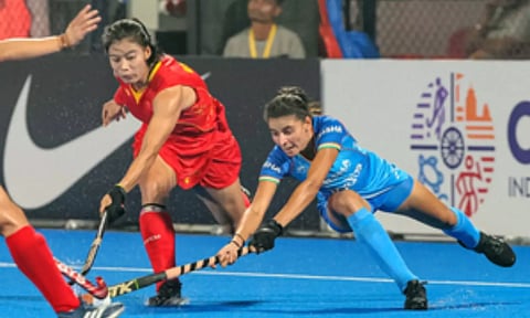 India &amp; China Hockey Team (IANS)