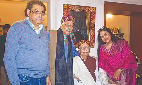 MM Joshi met LK Advani at his residence Saturday