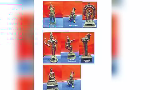 8 idols seized by the police