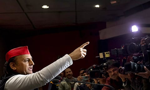 Samajwadi Party chief Akhilesh Yadav (PTI)