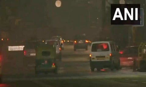 Visuals from Red Fort area