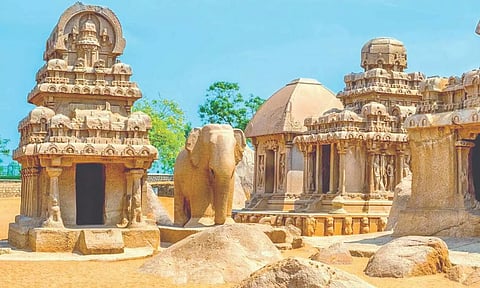 Monuments at Mahabalipuram
