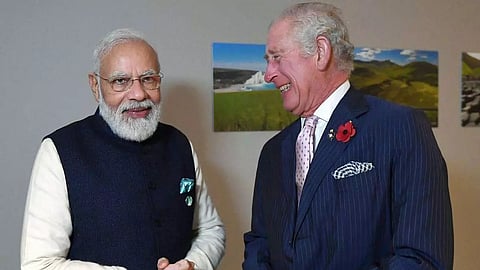 PM Narendra Modi and Britain's King Charles III (ANI)