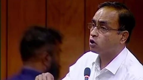 &nbsp;Congress MLA Sherman Ali Ahmed (PTI)