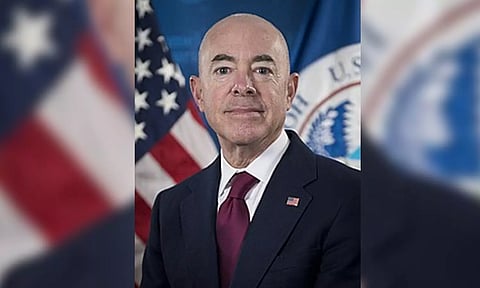 US Homeland Security Secretary Alejandro Mayorkas