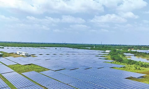Adani solar plant in Kamudhi