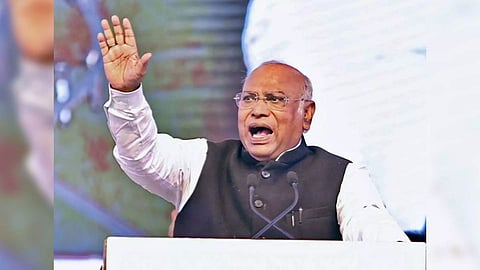 Congress National President Mallikarjun Kharge (Photo/ANI)