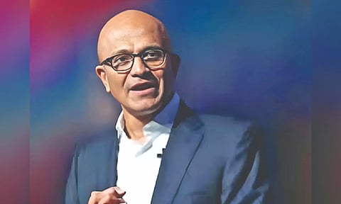 &nbsp;Microsoft CEO Satya Nadella&nbsp;