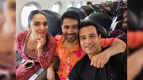 Actor Rohit Bose Roy shared a throwback picture with actors Varun Dhawan and Kiara Advani