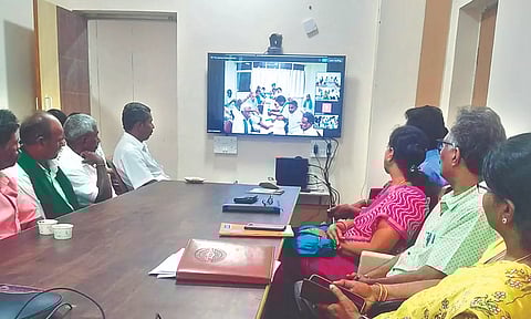 Feeback session for agriculture budget in progress at Ranipet