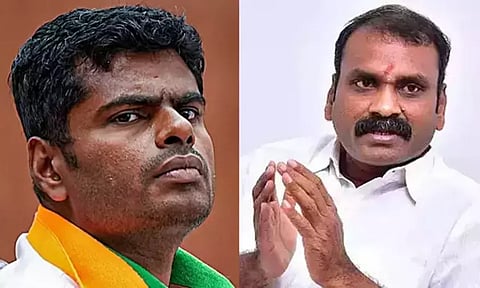 MoS L Murugan; K Annamalai (File)