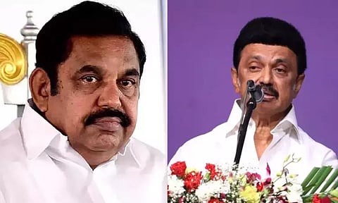 AIADMK General Secretary Edappadi K Palaniswami; TN CM MK Stalin (File)