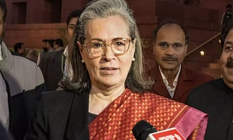 Former Congress president Sonia Gandhi (File photo, PTI)&nbsp;