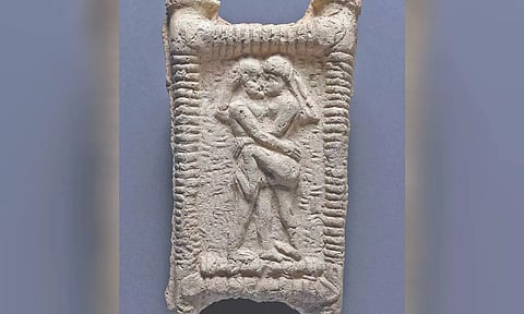 A Babylonian clay tablet&nbsp;