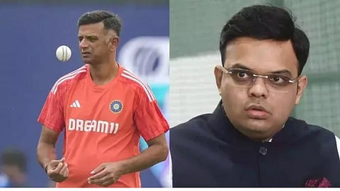 Rahul Dravid and Jay Shah