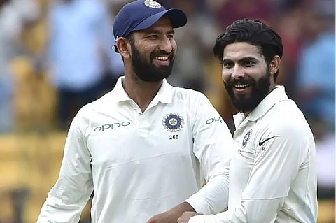 &nbsp;Cheteshwar Pujara and Ravindra Jadeja (IANS)