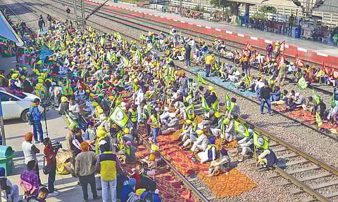 Rail roko in Punjab over action against ‘Delhi Chalo’ protesters