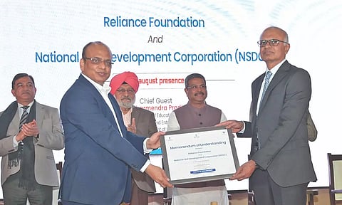 Reliance Foundation and the National Skill Development Corporation (NSDC) enter into a strategic partnership