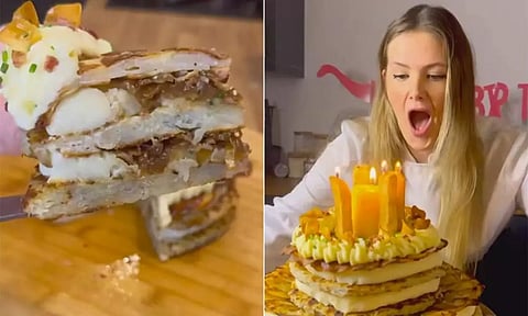 Screengrab from the video (Instagram/poppy_cooks)