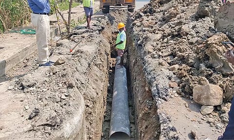Pipeline for a length of 3.4 km is being laid (Representative image)
