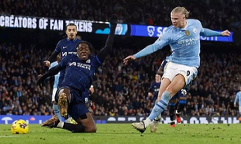 Raheem Sterling in action