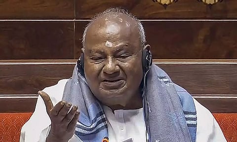 Former Prime Minister HD Deve Gowda (PTI)