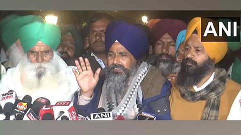 Farmer leader after the fourth round of talks with Union Ministers (Photo/ANI)