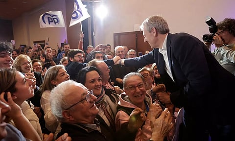 &nbsp;People Party's candidate Alfonso Rueda (Reuters)