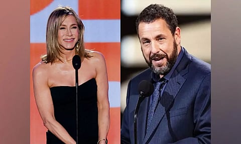 Jennifer Aniston, Adam Sandler (source: X)