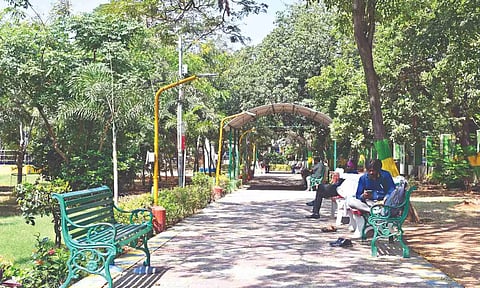 A file photo of one of the Corporation parks in the city