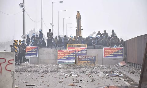 Farmers Delhi Chalo march (PTI)