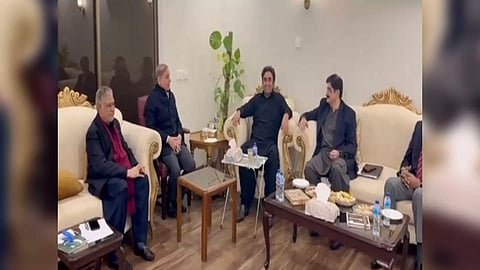 Bilawal Bhutto Zardari meeting with Shehbaz Sharif (Photo/X @president_pmln)