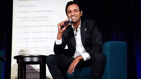 Indian-American biotech entrepreneur-turned-politician Vivek Ramaswamy&nbsp;