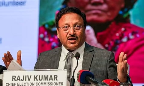 &nbsp;Chief Election Commissioner of India Rajiv Kumar (PTI)&nbsp;