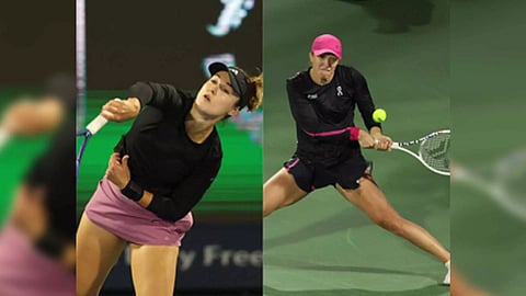 Qualifier Anna Kalinskaya rallied back from a set-down to beat world No. 3 Coco Gauffm (Photo/IANS)&nbsp;