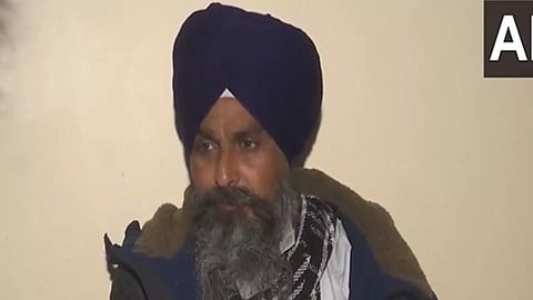 General Secretary of Punjab Kisan Mazdoor Sangharsh Committee, Sarwan Singh Pandher (Photo/ANI)