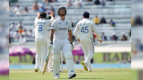 Ben Stokes in the field