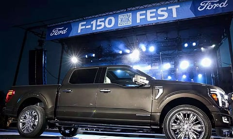 Ford Motor Company reveals the 2024 Ford F-150 pick-up truck in advance of the North American International Auto Show in Detroit