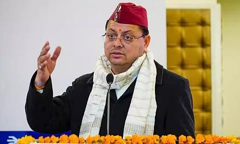 Uttarakhand Chief Minister Pushkar Singh Dhami (File)