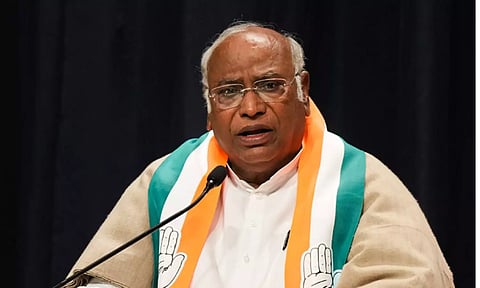 Congress president Mallikarjun Kharge (PTI)